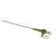 K-Karp DT Sleeve Rig 90cm Green Leadcore Leader with Safety Clip 2pcs