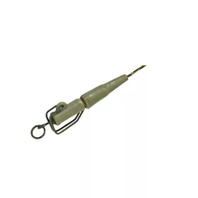   K-Karp DT XTR GTD Clip 90cm Green Leadcore Leader with Safety Clip 2pcs