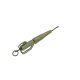 K-Karp DT XTR GTD Clip 90cm Green Leadcore Leader with Safety Clip 2pcs