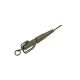 K-Karp DT XTR GTD Clip 90cm Brown Leadcore Leader with Safety Clip 2pcs