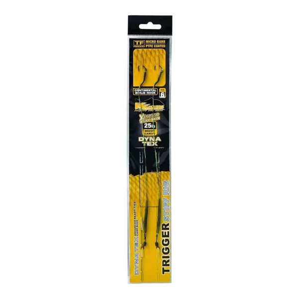 K-Karp Ready Rig Trigger Stiff 06 Monofilamentowy Przypon z Haczykiem 2szt