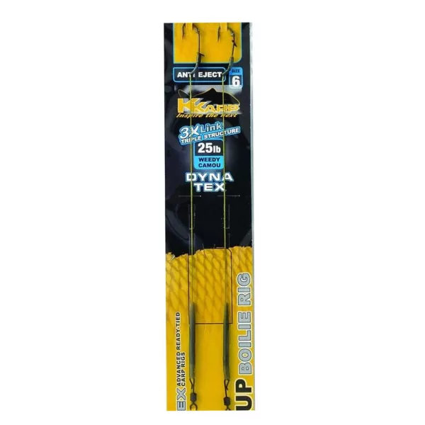 K-Karp Ready Rig pop-up Boilie 02 Monofilamentowy Przypon z Haczykiem 2szt