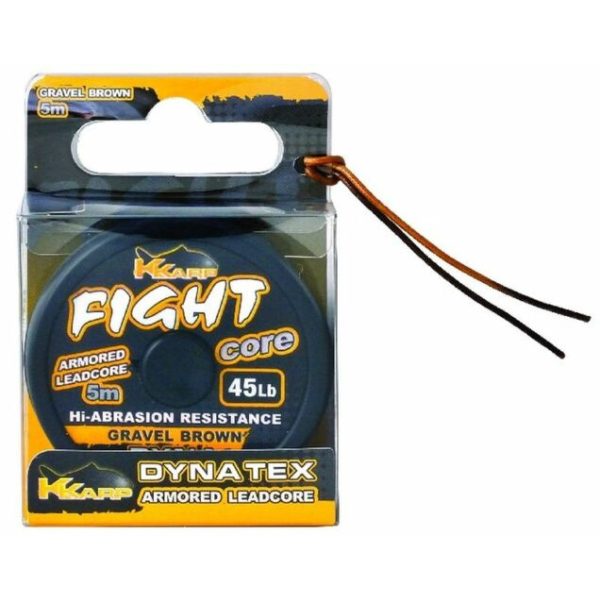 K-Karp Dyna Tex Fight Core 5m 45lb Camou Brązowy Przypon