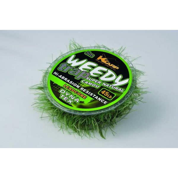 K-Karp Dyna Tex Weedy-Trap Leadcore 5m 45lb Naturalny Przypon