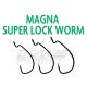 Rapture Magna Super Lock Worm 4/0 Offset Haczyk 10 szt.