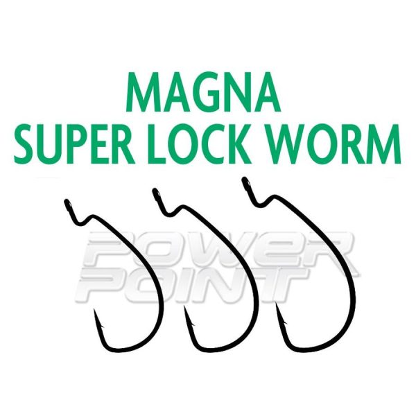 Rapture Magna Super Lock Worm 3/0 Offset Haczyk 10 szt.