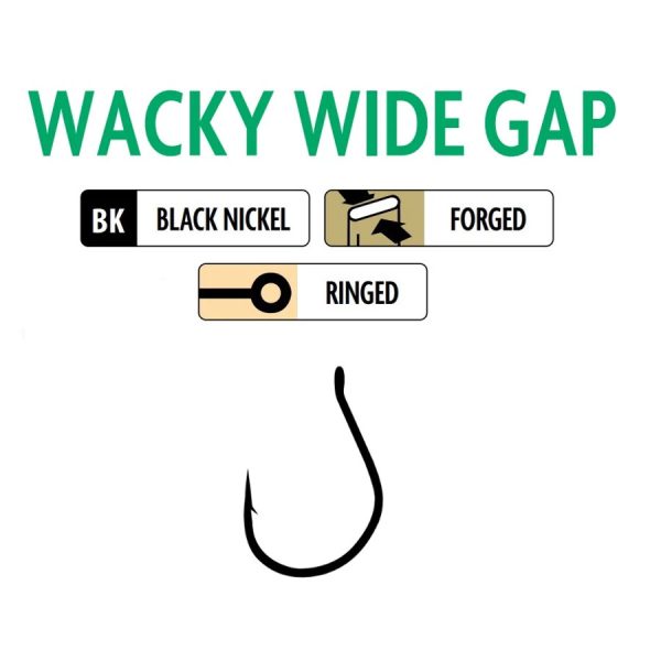 R.Wacky Wide Gape 10Hx#02 Haczyk 10 szt.