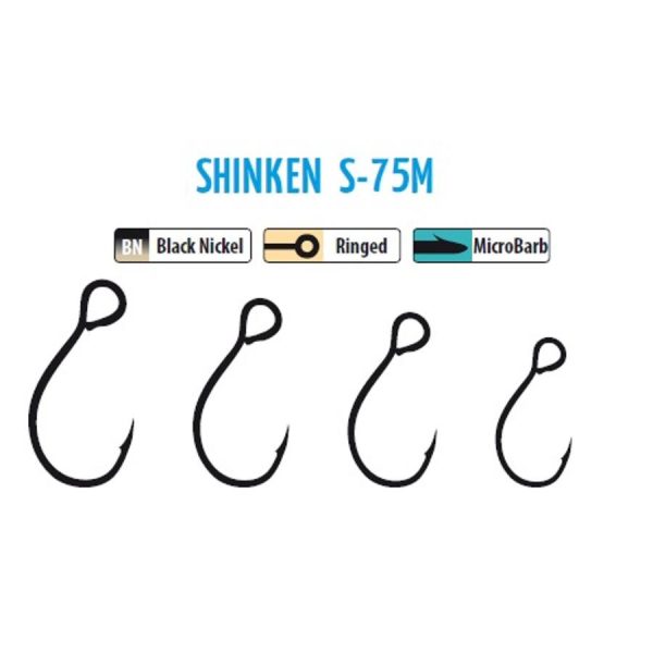 Trabucco Shinken Hooks S-75M BN #1 Haczyk do Woblerów 10szt