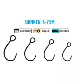 Trabucco Shinken Hooks S-75M BN #4 Haczyk do Woblerów 10szt