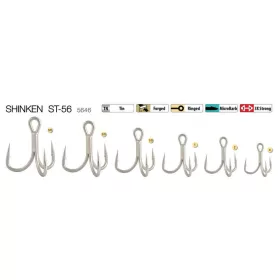 Trabucco Shinken ST-56 TN #4 Kotwiczka 5szt