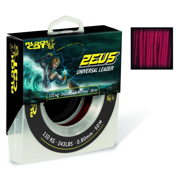 Black Cat Zeus Universal Leader 50M 110Kg Piros O0,80Mm
