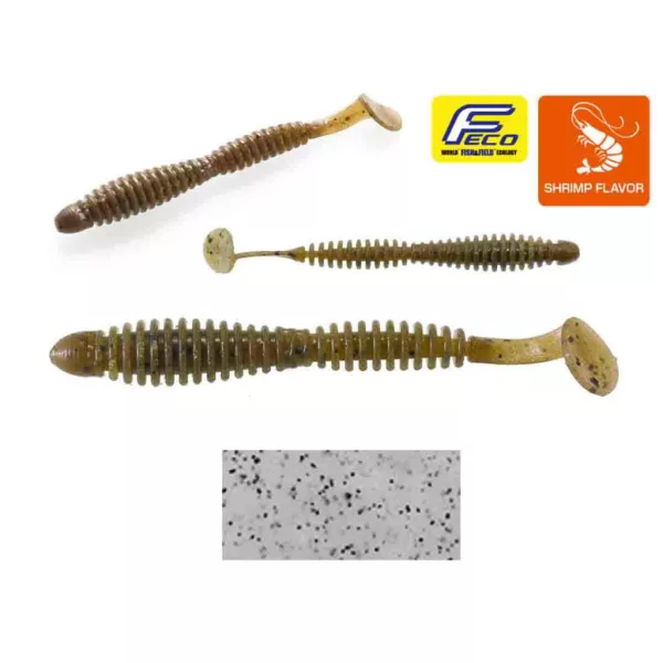 Tiemco Locoism Flexy Shad 7,6cm #161 Whitefish SP Plasztik Csali 9szt.