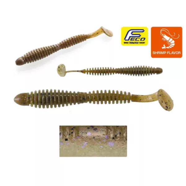 Tiemco Locoism Flexy Shad 7,6cm #224 Electric Shiner Przynęta Plastikowa 9szt.