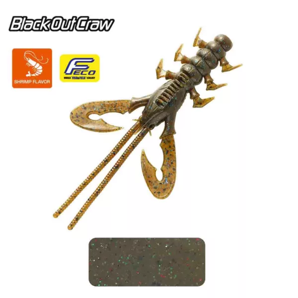 Tiemco Black Out Craw 10cm 164 Plasztik Csali 6szt.