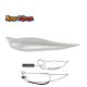 Tiemco Jerky Popper Eco 8,3cm 6gr 01 Pearl White Przynęta plastikowa 3 sztuki