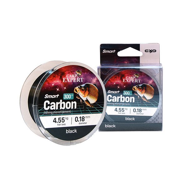 Żyłka główna monofilowa Carp Expert Smart Carbon Black 0,18mm, 150m