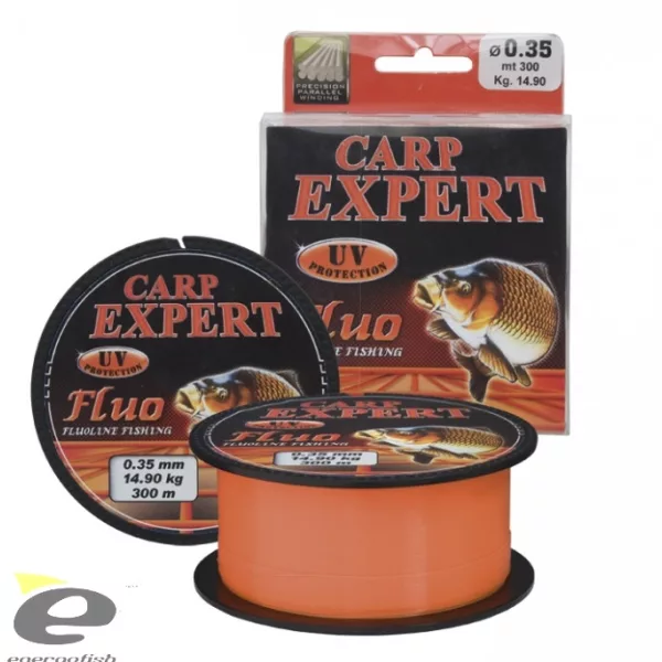 Żyłka Carp Expert UV Fluo Pomarańczowa 0,20Mm 300M