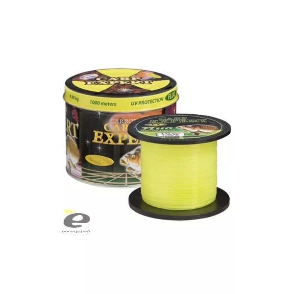 Żyłka Carp Expert UV Fluo 0,25Mm 1000M W metalowym pudełku