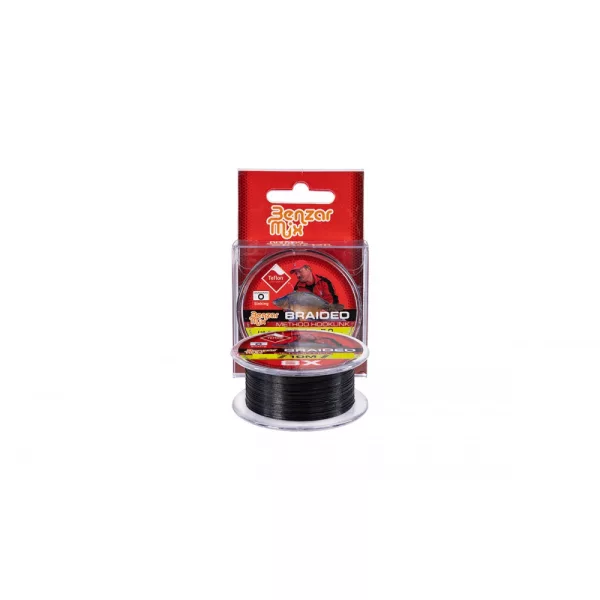 Benzár Braided Method Hooklink 0,06 10 m 4,21 kg Black
