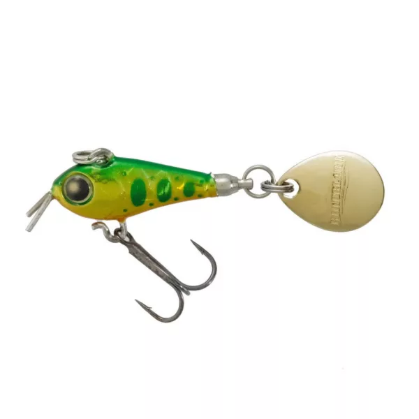 Tiemco Riot Blade S 2,5cm 9gr 103 Holo Green Gold Yamame Spinnertail