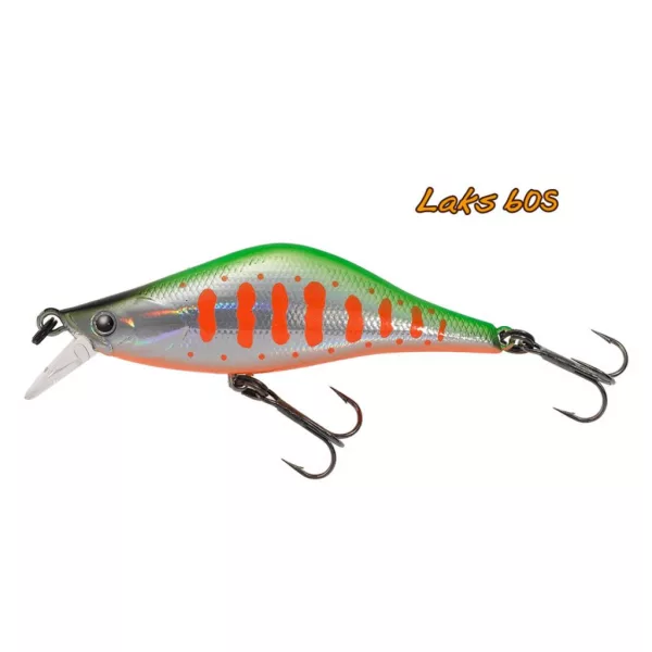 Tiemco Laks 60S 6,0cm 5,8gr 003 LH Lime Chart Yamame OR Berry Wobbler