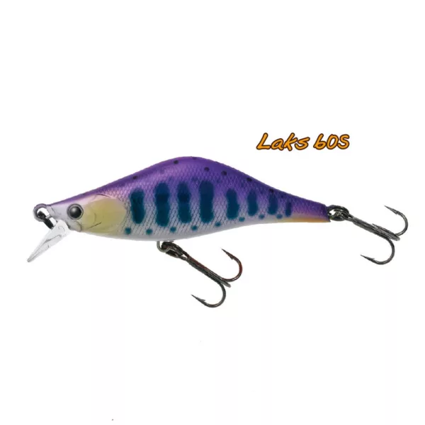 Tiemco Laks 60S 6,0cm 5,8gr 012 Purple Back Yamame Wobler