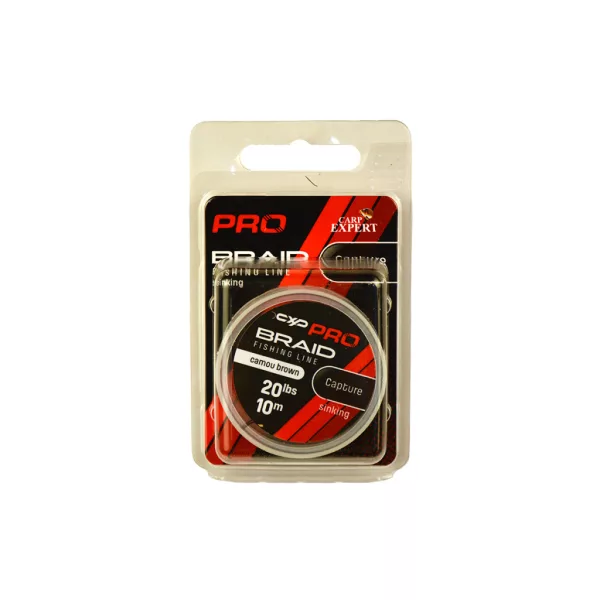 Carp Expert Pro Capture Camou Brown 30lbs Plecionka Tonąca na Przypon 10m