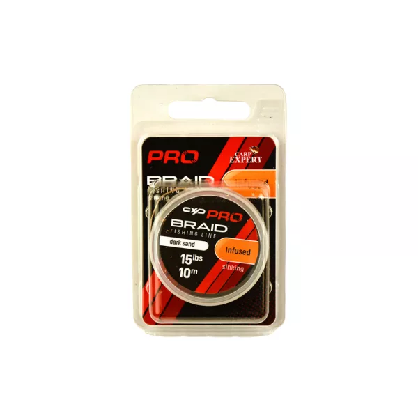 Carp Expert Pro Infused Dark Sand 15lbs Plecionka Tonąca na Przypon 10m