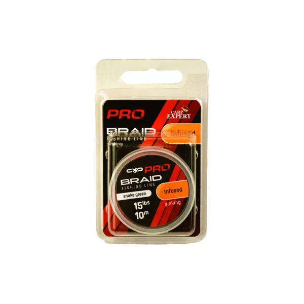 Carp Expert Pro Infused Snake Green 25lbs Plecionka Tonąca Przyponowa 10m