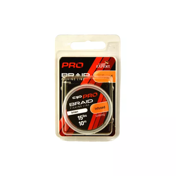 Carp Expert Pro Infused Brown 15lbs Pleciona Tonąca Przypon 10m
