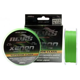   Nevis Xenon 600m 0.35mm Monofilamentowa żyłka główna-Fluorescencyjny zielony