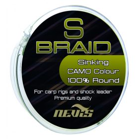 Nevis S Braid 15m 0.10mm Plecionka na przypon-Zielony