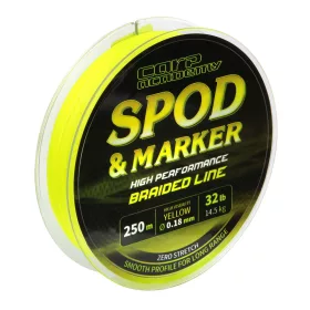   Carp Academy Spod & Marker Braid 250m 0.18m Plecionka główna-Żółta