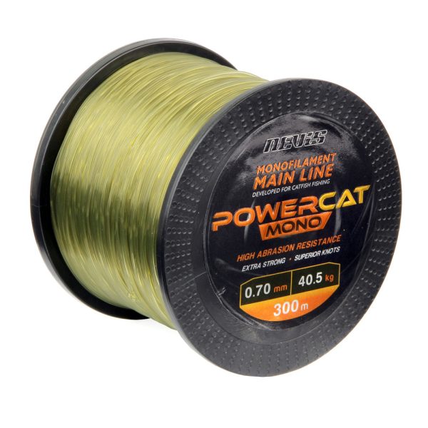 Nevis Powercat Mono 300m 0.50mm Monofilamentowa żyłka główna-Ciemnozielony