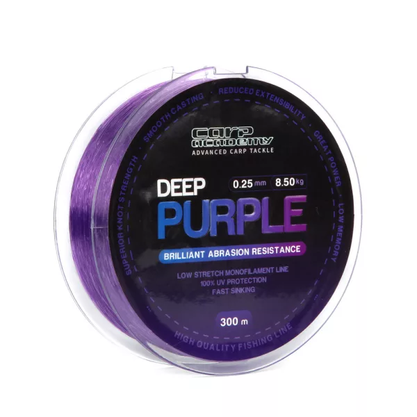 Carp Academy Deep Purple 300m 0.30mm Monofilowa żyłka główna-Fioletowy