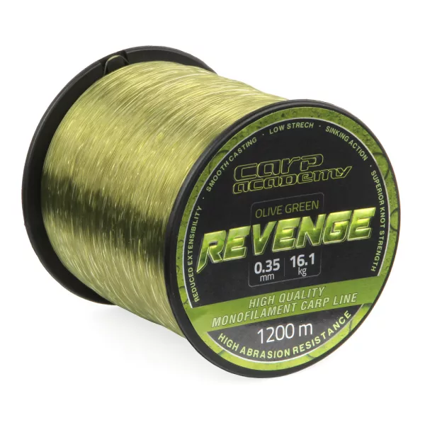 Carp Academy Revenge 1200m 0.25mm Monofilowa żyłka główna-Zielony