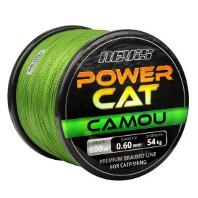   Nevis Powercat Pleciona żyłka 600m 0.40mm Pleciona żyłka główna-Camou