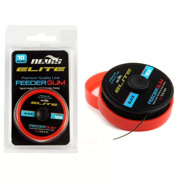 Nevis Elitarna Czarna Guma Feederowa 1,00mm 10m 10kg