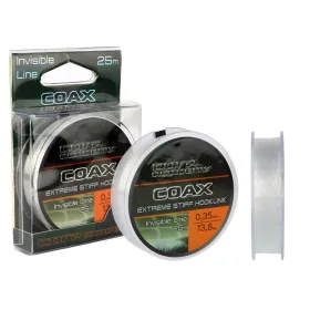   Carp Academy Coax Przypon monofilowy 25m 0.45mm-Przezroczysty