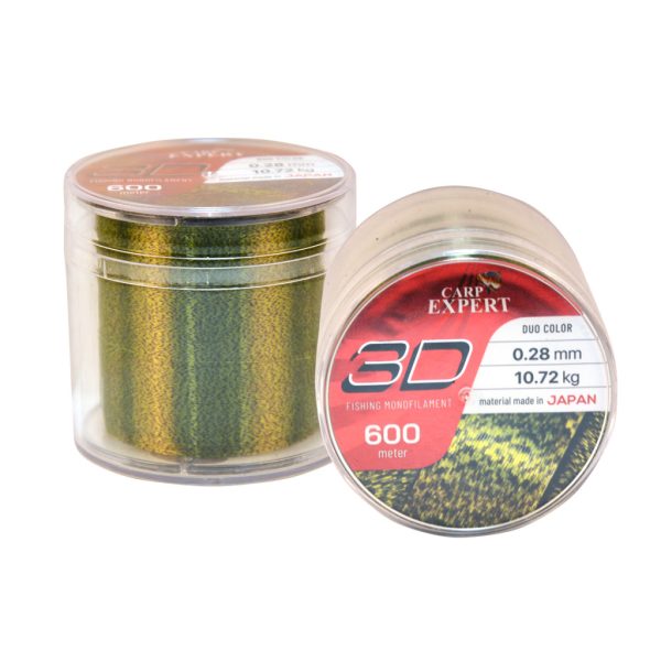 Carp Expert 3D Camouflage 0,35mm 600m Monofilamentowa Żyłka Główna
