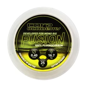   Carp Academy Fusion 0,35mm 25m Przezroczysta żyłka fluorocarbonowa do przyponów