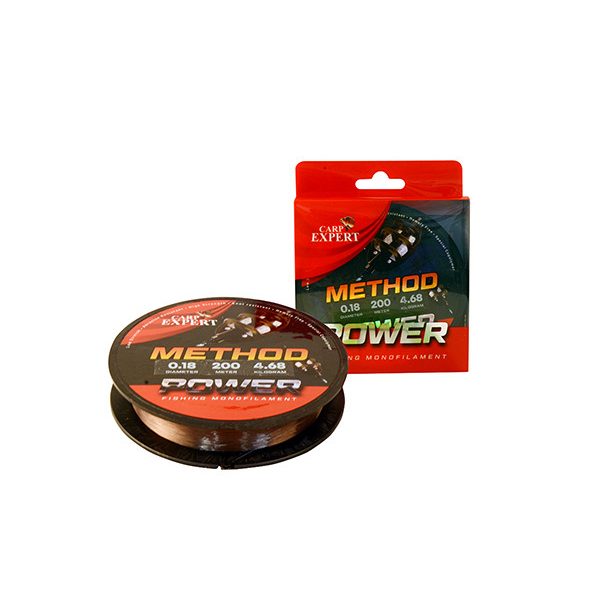 Carp Expert Power Method Feeder Brązowy 200m 0.28mm Żyłka główna monofilamentowa
