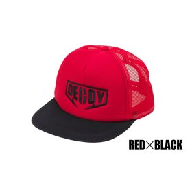 Decoy DA-17 Czapka z daszkiem Flat Mesh Cap Red Black 1db