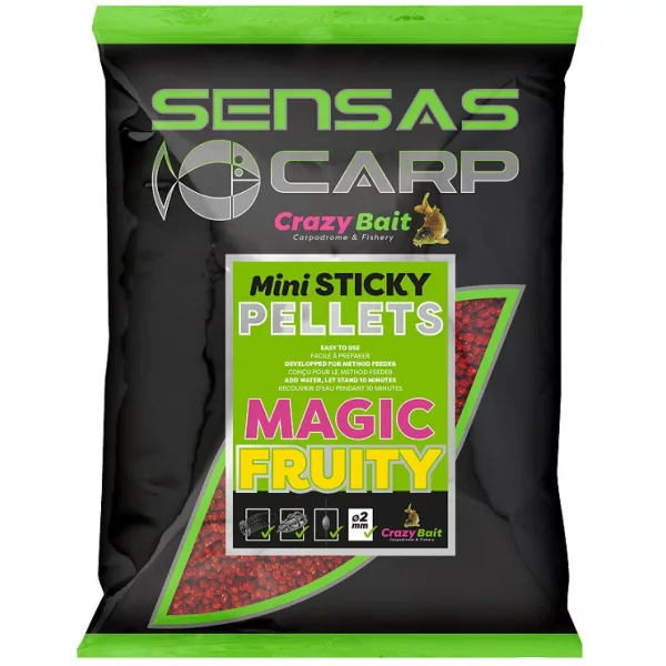 Sensas Pellet Mini Sticky Magic Owocowy Pellet Zanętowy 700gr