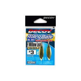   Decoy BL-6G Willow Leaf Gold 3 Ostrze Spinner z Krętlikiem 2szt.