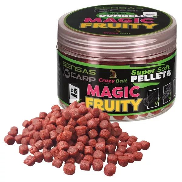 Sensas Super Miękka Magic Fruity 6mm Pellet haczykowy 60gr