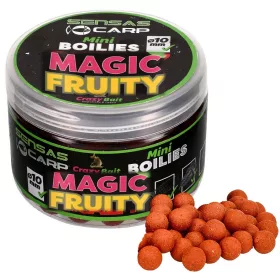   Sensas Mini Boilies Crazy Magic Fruity 10mm Kulki proteinowe haczykowe 80g