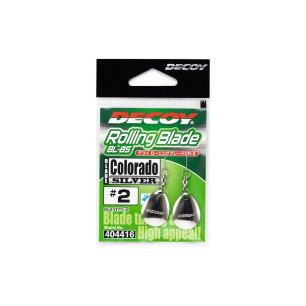 Decoy BL-8S Colorado Silver 1 Ostrze Spinnera z Krętlikiem 2szt