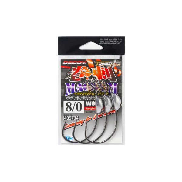 Decoy Worm 130M Makisagu Magnum #10/0 14gr Obciążony Haczyk Offsetowy 2szt.