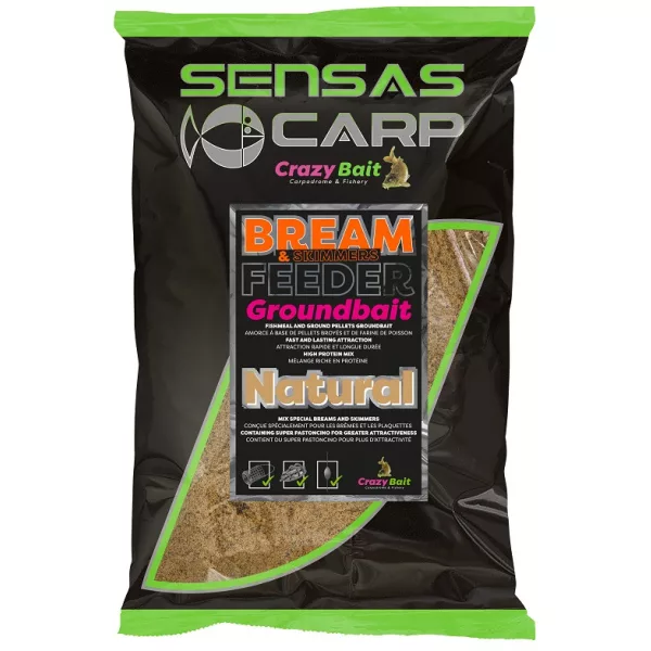 Sensas UK Karmnik leszczowy Naturalny Zanęta 2kg
